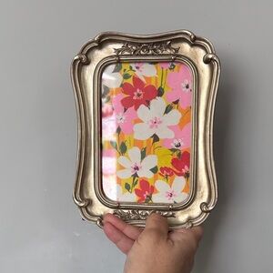 Floral Print in Ornate Gold Frame